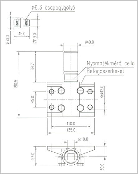 Statikus nyomatékellenőrző készülék 50Nm-200Nm